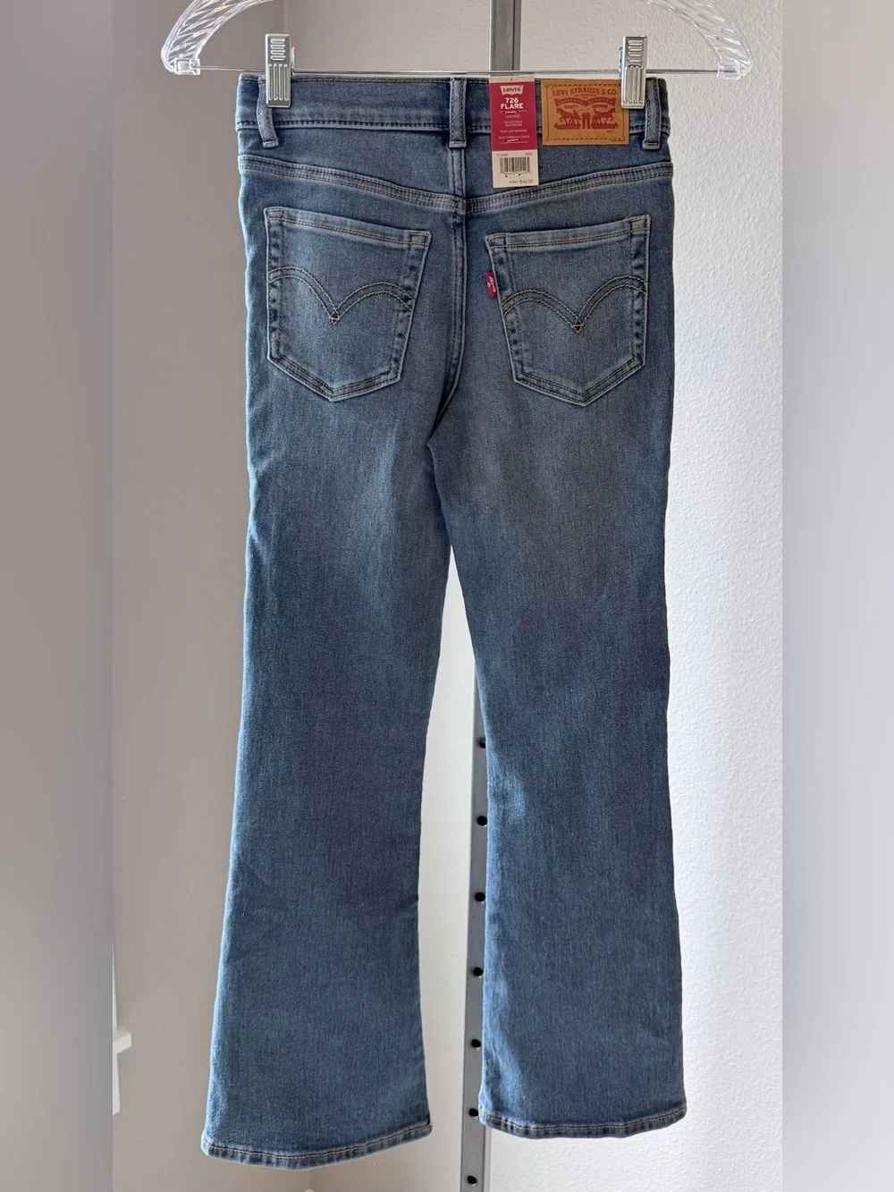 NWT Levi’s 726 Flare girls high rise jeans size 8